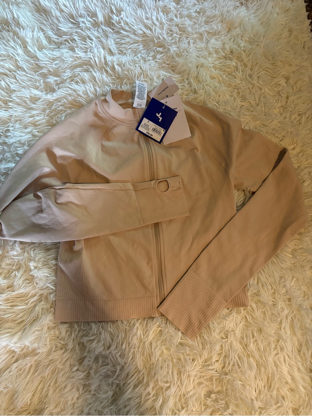 JoyLab Blush Zip Bomber Jacket